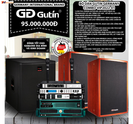 Bộ Dàn Karaoke Gutin Germanny Compo-VIP2022-01