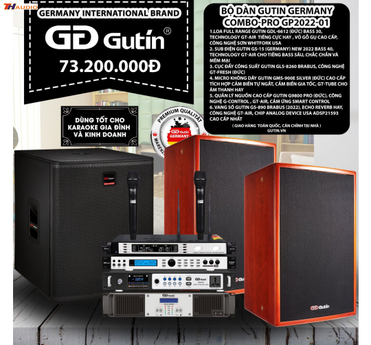 Bộ Dàn Karaoke Gutin Germanny Compo-PRO GP2022-01
