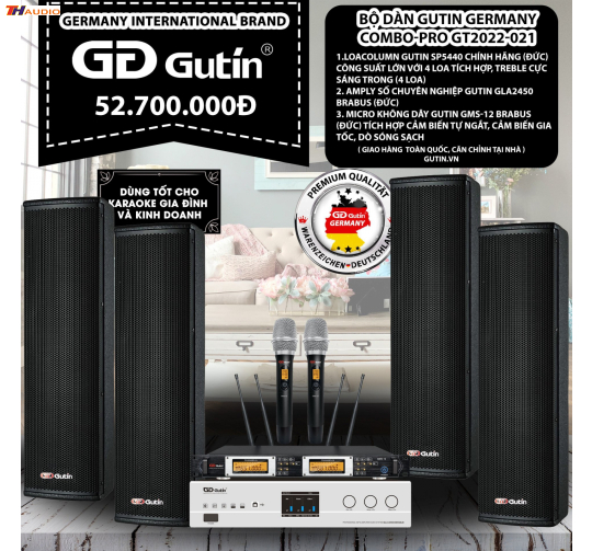 Bộ Dàn Karaoke Gutin Germanny Compo-PRO GT2022-021